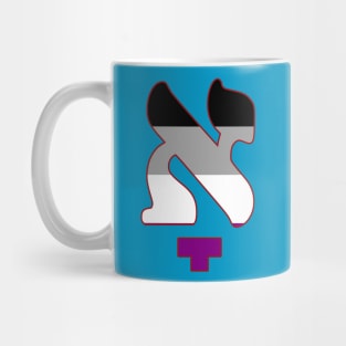 Kometz Aleph (Ace Pride Colors) Mug